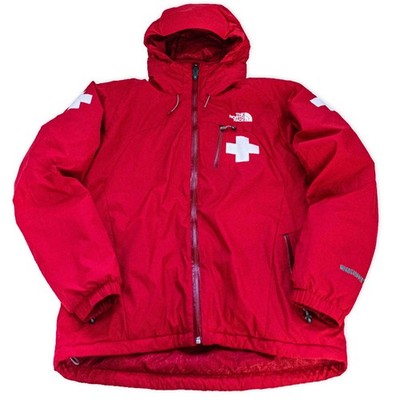 The North Face Ski Patrol Jacket Medium Red Windstopper Primaloft
