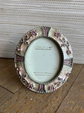 ARGENTO SC PICTURE FRAME LT PINK ENAMEL & SWAROVSKI CRYSTALS