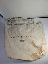Coco Market Canvas Reusable Shopping Bag