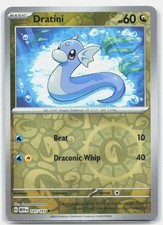 Dratini Reverse Holofoil Common SV: Scarlet & Violet 151 147/165 NM