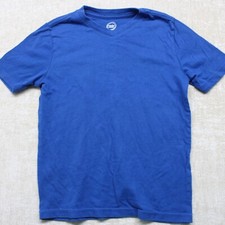 Wonder Nation Youth Boys T-Shirt Medium 8 Blue Solid Short Sleeve