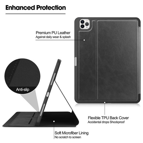 Case Flip Leather Stand Cover For 2025 iPad Air 11inch M3 9th 8th 7th Gen/Pro 11 - Picture 22 of 63