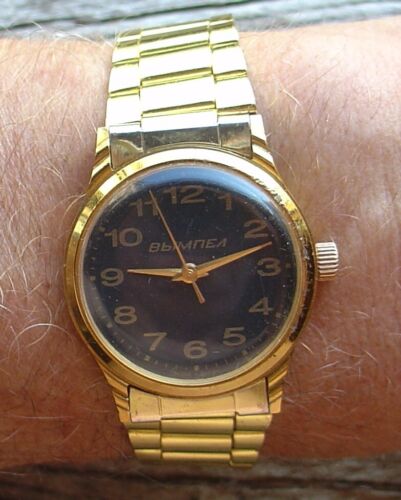 Reloj Poljot Para Hombres WYMPEL (VYMPEL) Soviético Ruso Raro De Colección Reparado - Imagen 3 de 16