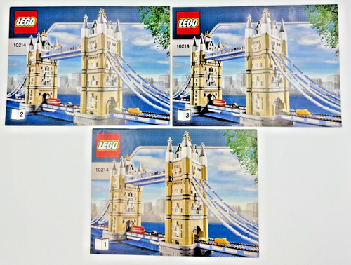 INSTRUCTIONS ONLY - LEGO Creator Expert Tower Bridge 10214 All 3 books