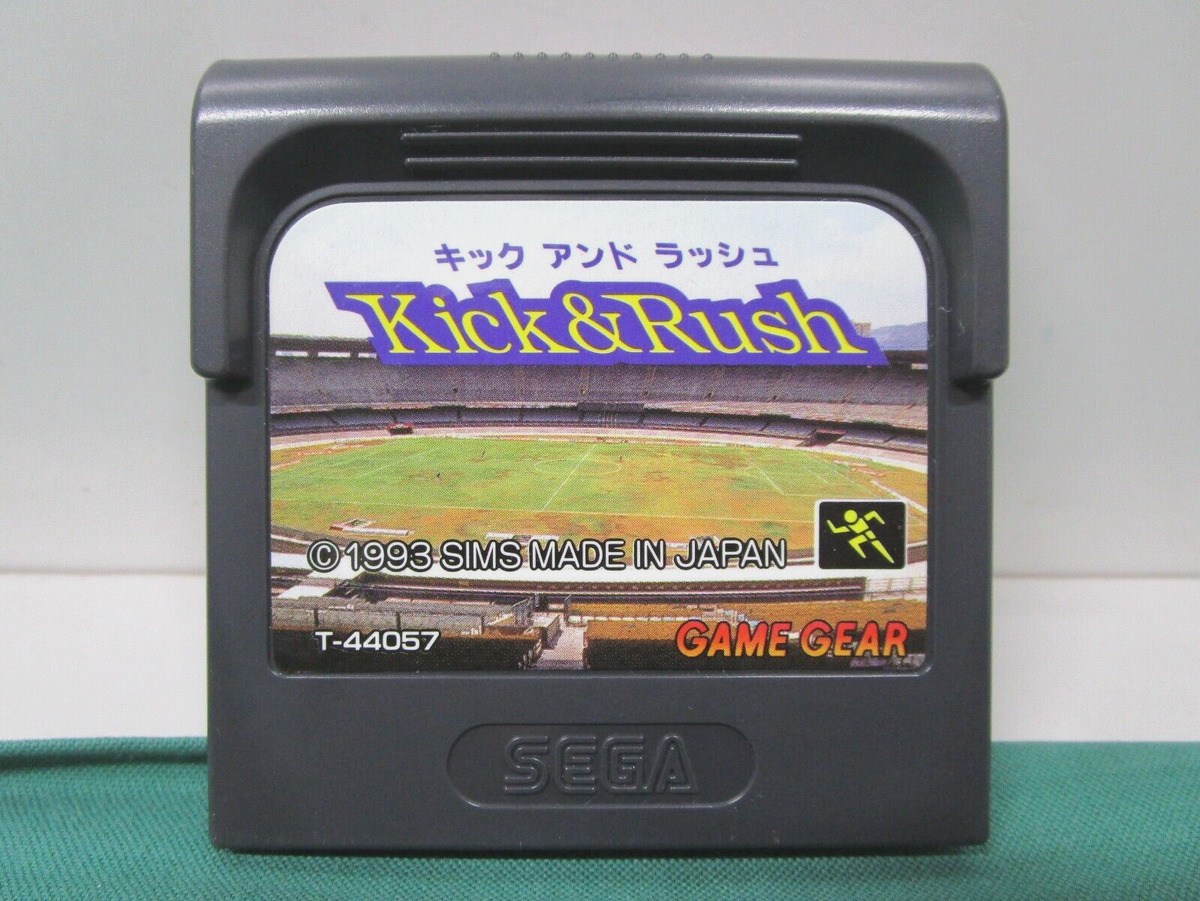 SEGA - キックアンドラッシュ/ Kick＆Rush [GG] GAME GEAR -- KICK & RUSH -- included box & manual. JAPAN GAME. GG