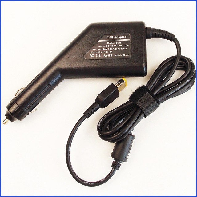 65W 20V 3.25A DC Car charger for Lenovo Thinkpad E531 E431 ThinkPad X1