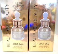 Beau Babe Beauty Liquid Highlight Drops GOLD OPAL 0.71 oz. 2-PACK