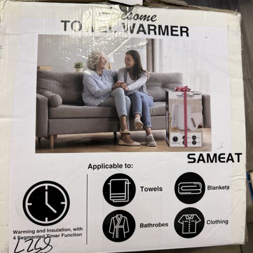 SAMEAT großer Handtuchwärmer beheizbar - Handtuchwärmer Eimer, automatische Abschaltung /WH öffnen