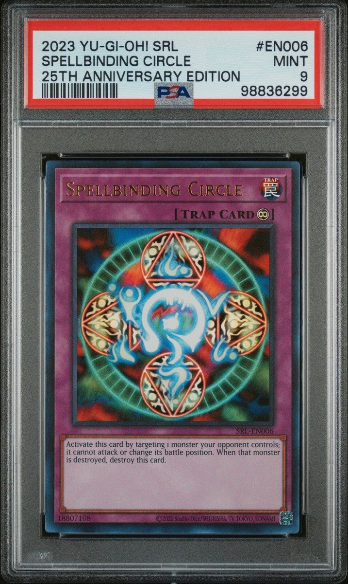 Yu-Gi-Oh! PSA 9 Spellbinding Circle SRL-EN006 Spell Ruler
