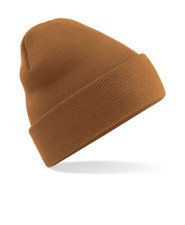 Image of Original Cuffed Beanie - Beechfield Soft Acrylic Double Layer Warm Knitted Hat