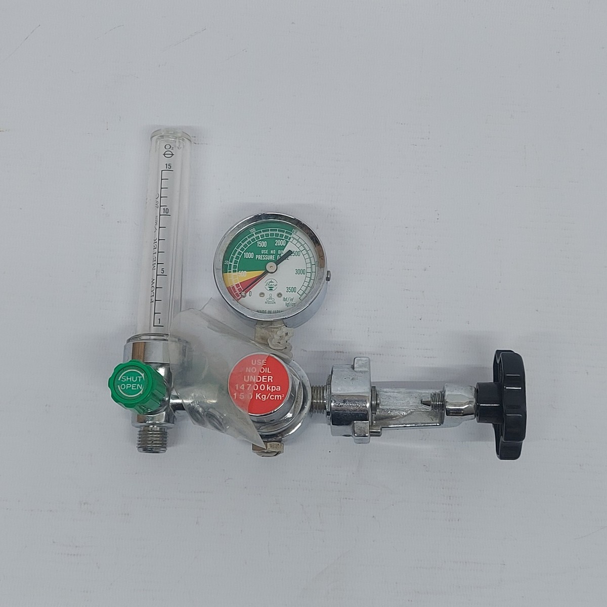 航空計器　OXYGEN REGULATOR NEW SANKO Oxygen Regulator for Cylinder PS-302 Sharp Japan