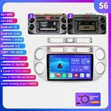 For 2006-16 VW Volkswagen Tiguan 64GB Android 14 8Core Car Radio Stereo WiFi DSP