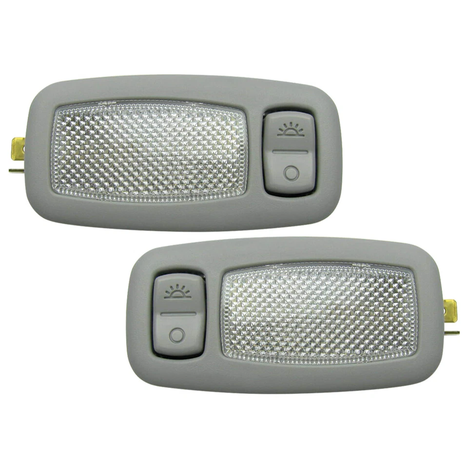 Par de lámparas de tocador interiores gris izquierda+derecha aptas para Hyundai i45 YF Sonata 2011-15 Foto 2 de 4