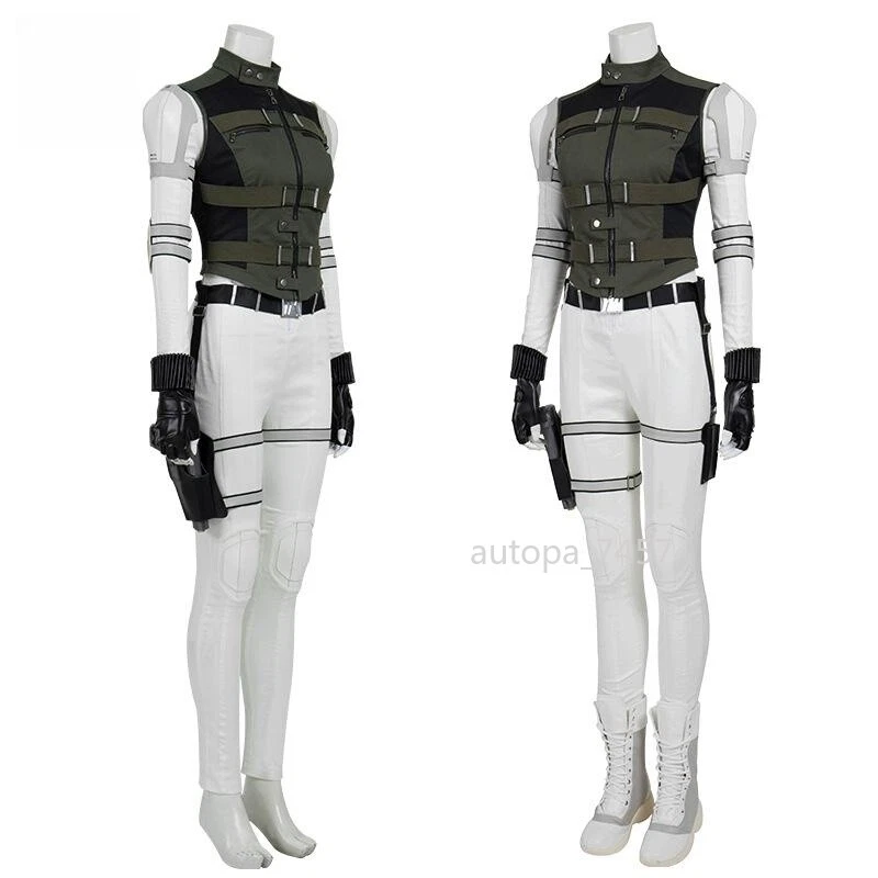 Conjunto Completo Viuda Negra Cosplay Chaleco Verde Regalos Belleza Disfraz Yelena Belova Foto 3 de 4