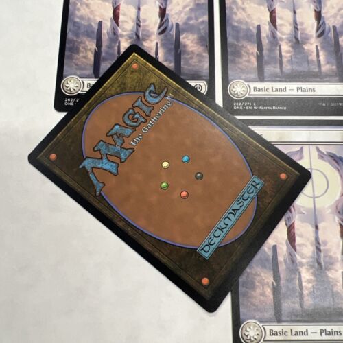 4x Plains ONE MTG 262 ART LAND M/NM Phyrexia (Alayna Danner) Regular / non-foil - Picture 3 of 4