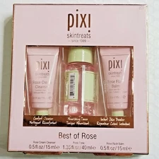 PIXI SKINTREATS BEST OF ROSE 3 PIECE SET Travel Set **2 pack** NEW