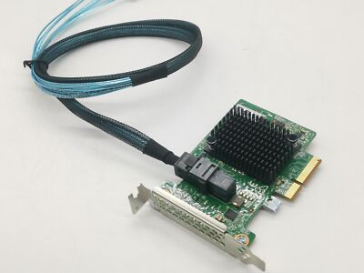 00JY196 IBM Lenovo ServeRAID M1210 12G Controller SAS3008 9300-4I + 8643 cabe