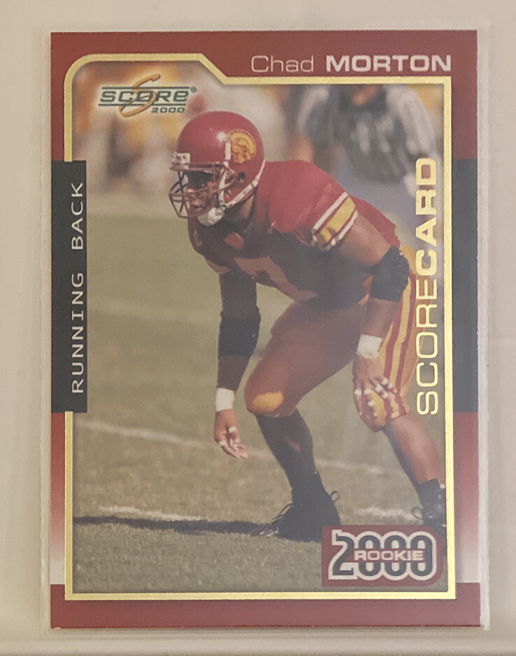 2000 Score Scorecard #330 Chad Morton #548/2000 RC
