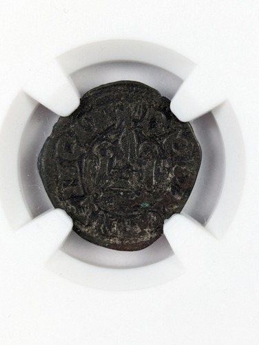 (1306 - 1313) Crusader Denier - Achaea - Philip of Taranto - NGC - XF Details - Picture 3 of 4