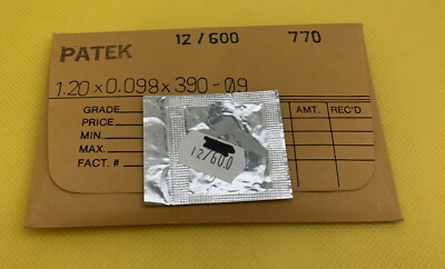 PATEK PHILIPPE 12 600 Part 770 Mainspring To Fit By Nivaflex  NOS