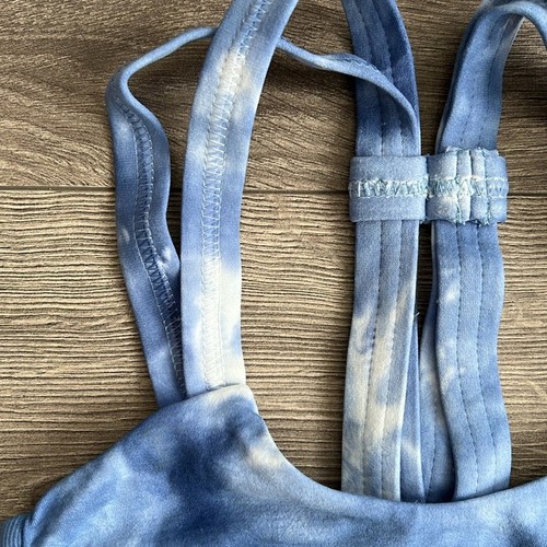 FREE PEOPLE MOVEMENT On The Radar Sports Bra XS/Small Rogue Blue Tie Dye Gym - Picture 7 of 10