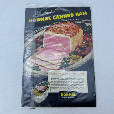 Vintage Print Ad Clipping Hormel Canned Ham Good Foods