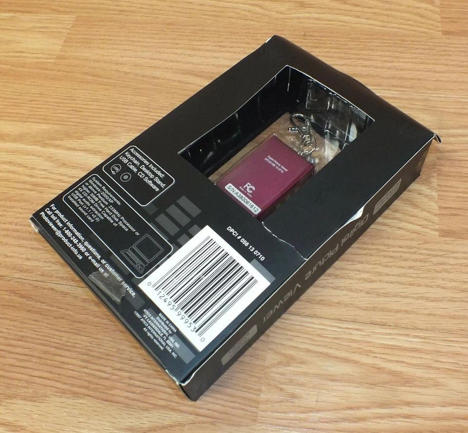 Pink 1.5" Color LCD Digital 50 Photo JPEG Picture Viewer Keychan (056 13 0710) - Image 3 of 4