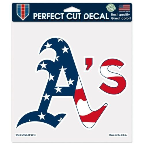 Athletics Retro Logo Clear Vinyl Decal - 4" X 4" Team Pride Sticker For Car, Laptop, Window - View #2