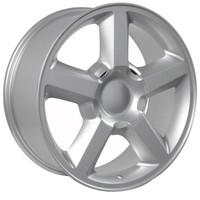 Set (4) 20x8.5 Chevy Tahoe Style Replica Wheels Rims Silver 20 Suburban Set (4) 20x8.5 Chevy Tahoe Style Replica Wheels Rims Silver 20 Suburban
