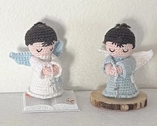 Angeli uncinetto, mini, bomboniera, nascita, benvenuto, comunione, battesimo,