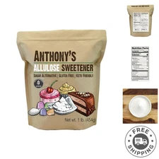 Keto-Friendly Allulose Sweetener 1 lb - Fine Granules for Baking Perfection