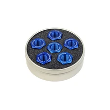Driven Racing Sportbike Sprocket Nuts - Blue, M10 x 1.25 / 6 Nuts DSN-BL
