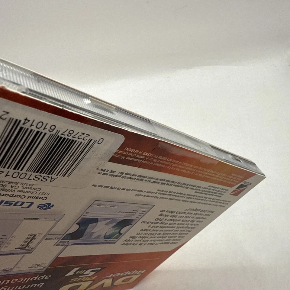 Cosmi DVD Ripper Plus 5 In 1 Software Program NIB Vintage 2005 - Image 4 of 4