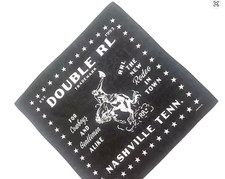 new Double RL Rodeo Bandana Nashville Tenn. Rodeo Cowboy Hanky Western