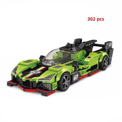 MOC LEGO Car: LE MANS LAMBO SC63 Sports Car Building Blocks Set