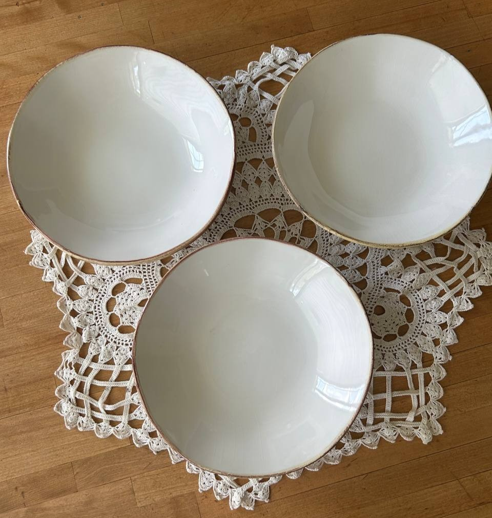 Maioliche Jessica Dishes Set of 3 Serving Pasta Bowls 9