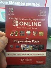 Nintendo Switch Online 12-Month Membership with Expansion Pack