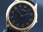 Vintage 1985 NEAR MINT Seiko  V701-1920 Black Quartz Mens Watch JAPAN