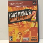 Activision Tony Hawk's Underground 2 PS2 Manual Multiplayer T NTSC-U/C