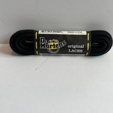 Dr. Martens 120cm Round Lace Black Shoelaces Air Wair New NWT