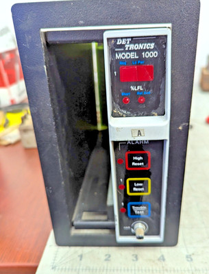 DET TRONICS MODEL 1000 Combustible Gas Detection Instrument 226550-001 [C5S3]