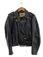 Schott Leather Jacket Blouson 34 Black Vintage Biker Style