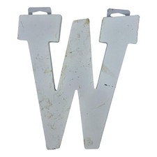 Wood Wall Letter W 9" White Farmhouse Home Decor Craft Project Hobby Lobby DIY