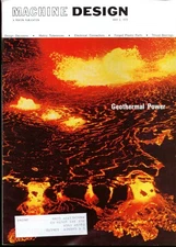 MACHINE DESIGN Geothermal Power Treasure Diving 5/3 1973