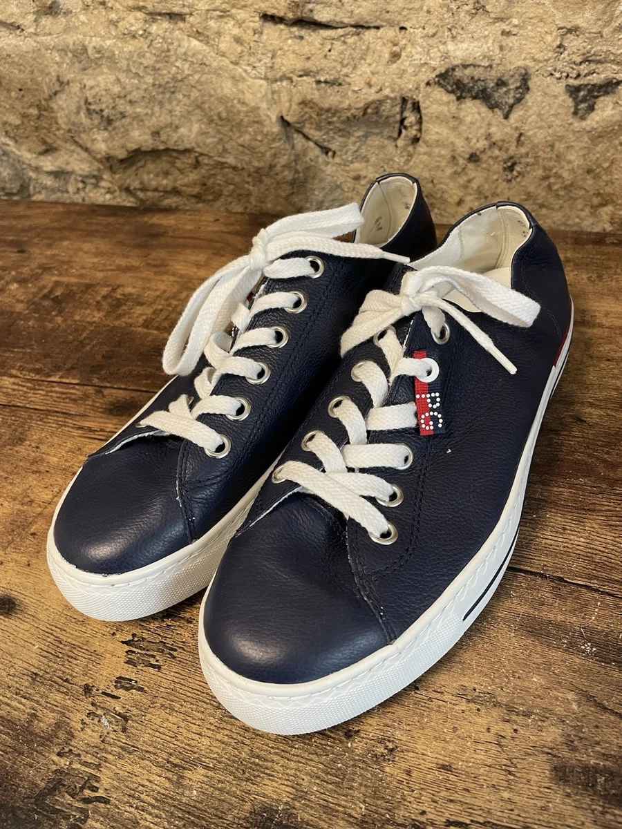 Paul Green Leather Sneakers. Made In Austria. Size UK 6.5 (Aus 8-8.5)