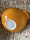 Vintage Pyrex 444 Orange Daisy Sunflower 4 Qt Nesting Mixing Bowl