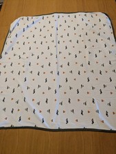 Just One You Carter's Monkey Camping Baby Blanket Orange Canoe Tent Campfire