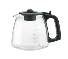 Medelco GL312BK Cafe Brew Clear Glass 12-Cup Capacity Replacement Carafe