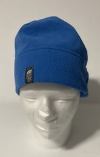 The North Face Unisex Soft Fleece Beanie Hat One Size Light Blue
