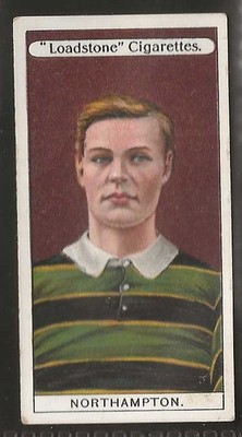 FRANKLYN DAVEY - FOOTBALL CLUB COLORS 1909 - NORTHAMPTON (RUGBY)